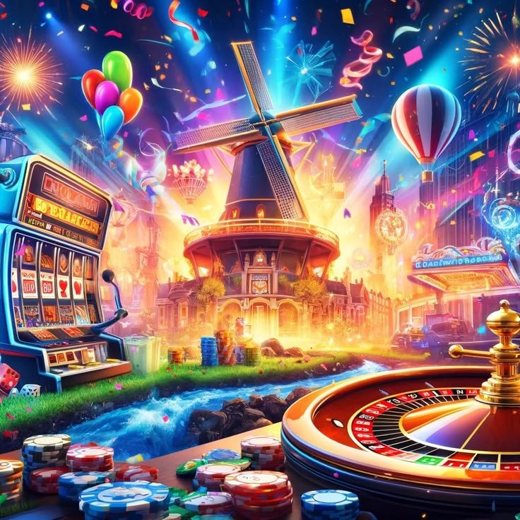 Ilustrasi cara kerja mesin slot online dengan simbol gulungan dan tabel pembayaran di ytmp2